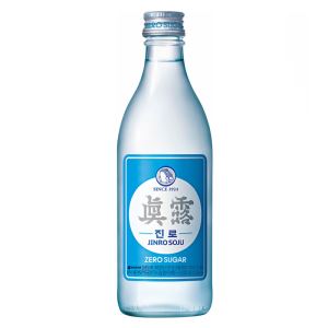 (缺貨)真露 Zero Sugar 復古風燒酒(藍) 360ml