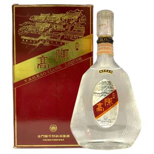 (限量福利品) 金門高粱72年 紅扁陳高(舊版裸瓶) 600ml