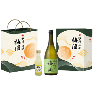 梅乃宿春節禮盒(綠) (綠茶梅酒720ml+柚子酒180ml)