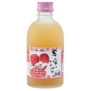 麻原 鮮爽蘋果水蜜桃酒 300ml