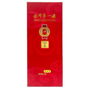 台北101窖藏33年頂級陳年高粱酒 藍瓶 (舊版2011年版) 700ml