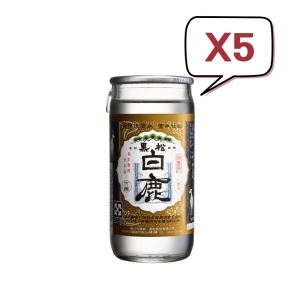 (限量) 黑松白鹿 清酒一口杯 200ml*5