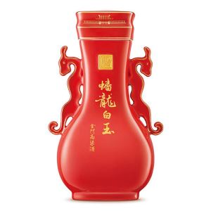 (限量福利品) 金門高粱 蟠龍白玉紀念酒 1000ml