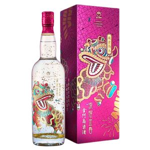 (限量) 金門酒廠 燦耀金春金箔酒 (舞獅版) 750ml