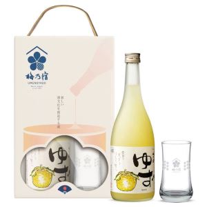 (限量)梅乃宿 柚子酒禮盒(杯子) 720ml