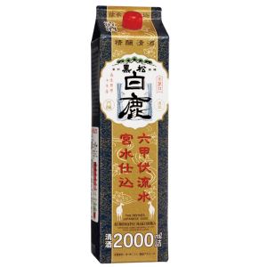 黑松 白鹿清酒 2000ml