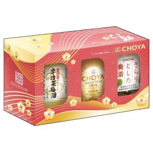 (限量) CHOYA 三入梅酒禮盒組 180ml*3