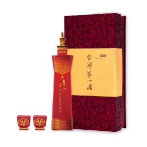 (限量) 台北101窖藏33年頂級陳年高粱酒(寶石紅禮盒) 700ml