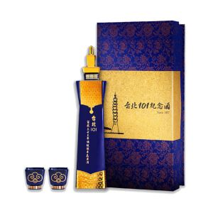 (限量) 台北101窖藏33年頂級陳年高粱酒(龍膽藍瓶禮盒)  700ml