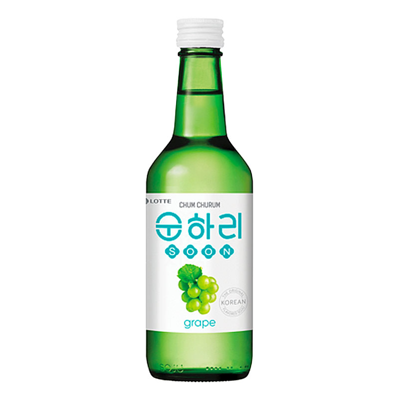 韓國燒酒初飲初樂-青葡萄 360ml