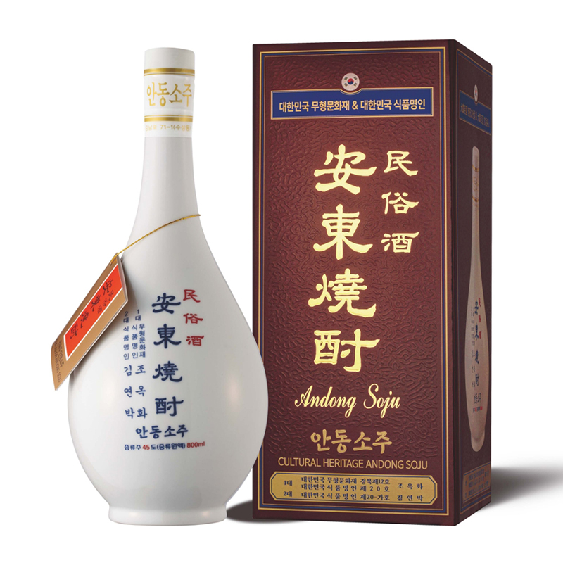 (限量) 韓國民俗酒 安東燒酌 400ml