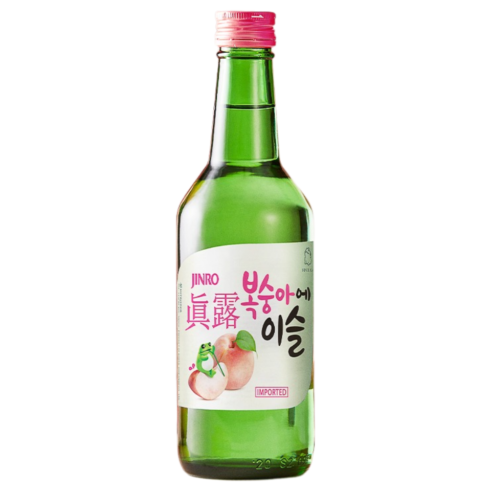 韓國燒酒 真露 水蜜桃 360ml