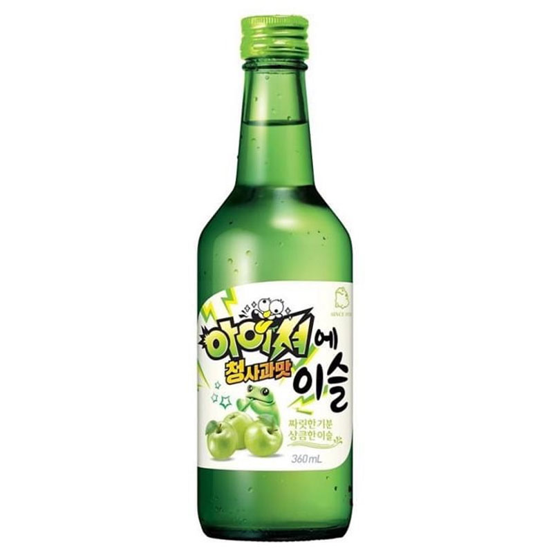 韓國燒酒 真露 青蘋果 360ml