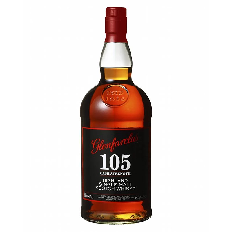 (限量) 格蘭花格105原酒8年 1000ml (紅黑版裸瓶)
