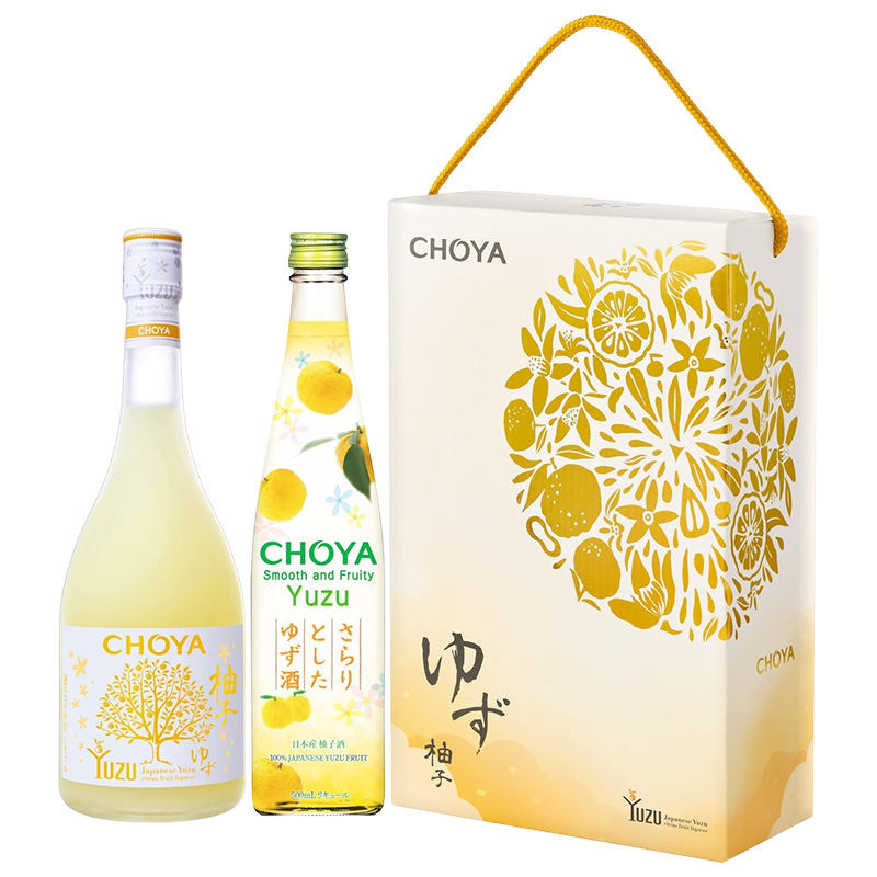 (限量) CHOYA柚子酒禮盒 750ml+500ml