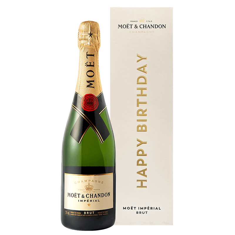 (限量品) Moet 酩悅香檳 生日快樂祝福禮盒 750ml